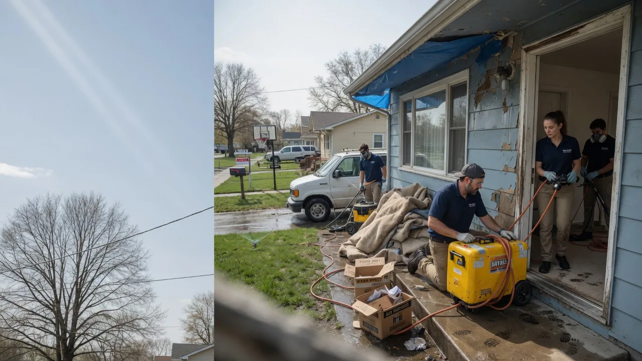 Basement Flood Cleanup in Chadwick, IL near me